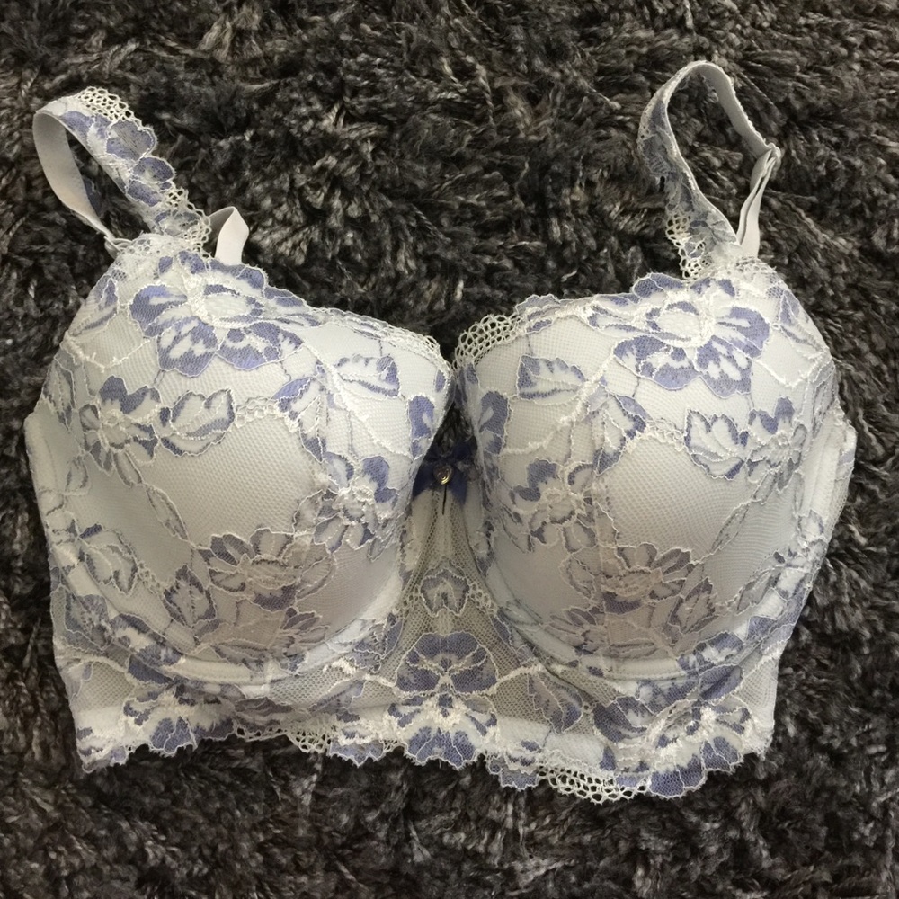 VS Body By Victoria Lined Demi Long Line Bra -36DD